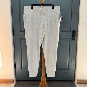 NWT Reebok cuffed gray heather jogger XL